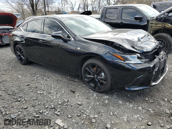 2022 Lexus ES 350 F Sport with VIN 58AGZ1B10NU132695, listed as a Copart auction lot 53422605 with 28,811 mi miles and Non repairable. Bid and sale history available at DreamBid. Image 4.