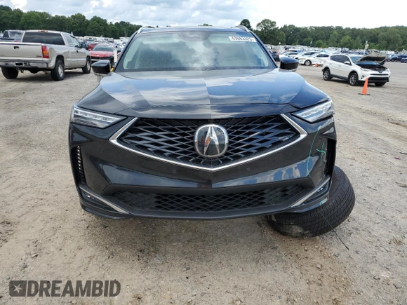 2025 Acura MDX Advance with VIN 5J8YE1H89SL024448, listed as a Copart auction lot 63083325 with 2,697 mi miles and Salvage title. Bid and sale history available at DreamBid. Image 5.