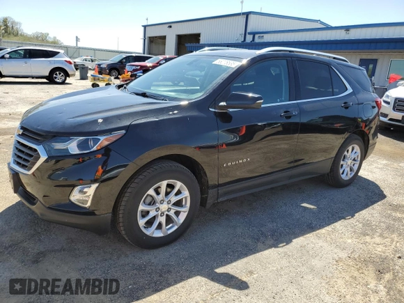 2019 Chevrolet Equinox LT z VIN 3GNAXUEV2KL194863, wystawiony jako Copart lot #56278535 z przebiegiem 61 710 mil mil oraz Szkoda całkowita • Salvage title. Historia ofert i sprzedaży dostępna na DreamBid. Obrazek 1.