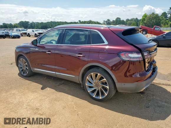 2019 Lincoln Nautilus Reserve with VIN 2LMPJ6LP7KBL61802, listed as a Copart auction lot 64099465 with 57,222 mi miles and Salvage title. Bid and sale history available at DreamBid. Image 2.