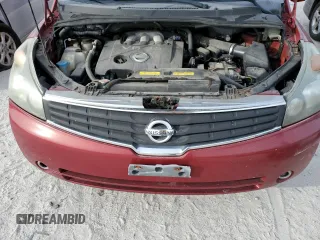 2007 Nissan Quest SE with VIN 5N1BV28U17N143240, listed as a Copart auction lot 86155654 with 162,425 mi miles and Clean Title. Bid and sale history available at carsss.com. Image 12.