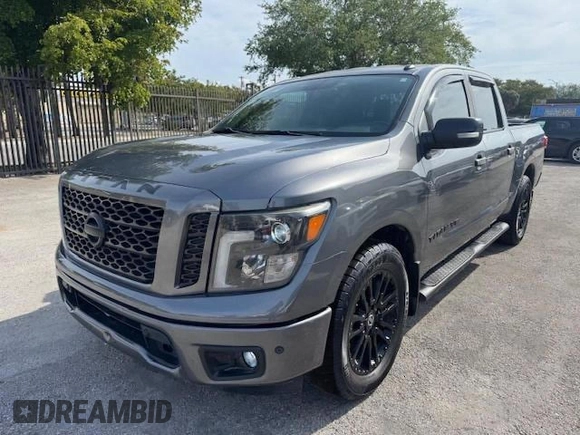 2019 Nissan Titan SV with VIN 1N6AA1E67KN516380, listed as a Copart auction lot 66311025 with 82,326 mi miles and Non repairable. Bid and sale history available at DreamBid. Image 1.