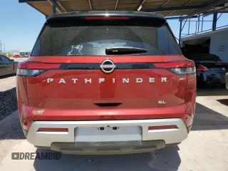 2024 Nissan Pathfinder SL z VIN 5N1DR3CA1RC290320, wystawiony jako Copart lot #54735815 z przebiegiem 4 866 mil mil oraz Szkoda całkowita • Salvage title. Historia ofert i sprzedaży dostępna na DreamBid. Obrazek 6.