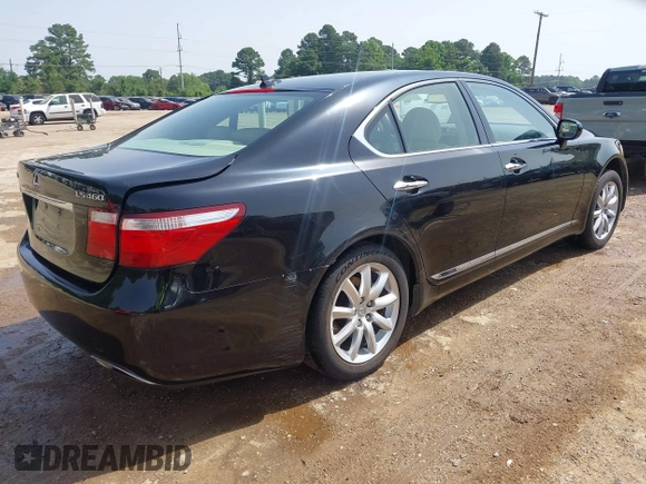 2007 Lexus LS 460 with VIN JTHBL46F575013874, listed as a IAAI auction lot 42257318 with 244,316 mi miles and . Bid and sale history available at DreamBid. Image 4.