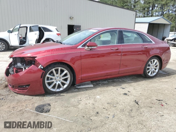 2015 Lincoln MKZ with VIN 3LN6L2J93FR624292, listed as a Copart auction lot 54145615 with 41,905 mi miles and Salvage title. Bid and sale history available at DreamBid. Image 1.