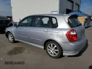 2006 Kia Spectra with VIN KNAFE161965272850, listed as a Copart auction lot 75538594 with 80,284 mi miles and Salvage Title. Bid and sale history available at carsss.com. Image 2.