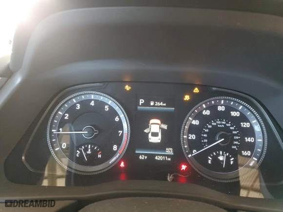 2020 Hyundai Sonata SEL with VIN 5NPEL4JA4LH057627, listed as a Copart auction lot 51504475 with 42,011 mi miles and Salvage Title. Bid and sale history available at carsss.com. Image 9.