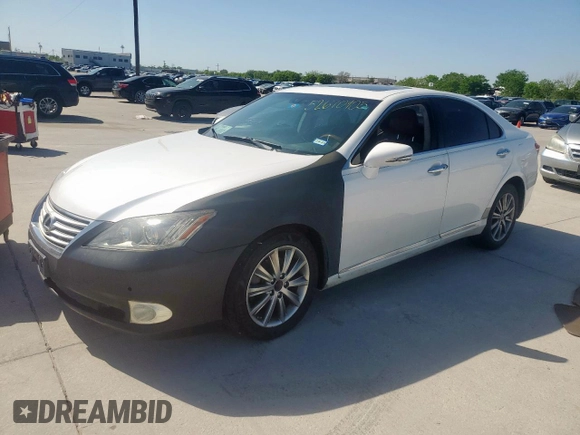 2012 Lexus ES with VIN JTHBK1EG4C2477746, listed as a Copart auction lot 52670905 with 175,737 mi miles and Salvage Title. Bid and sale history available at carsss.com. Image 1.