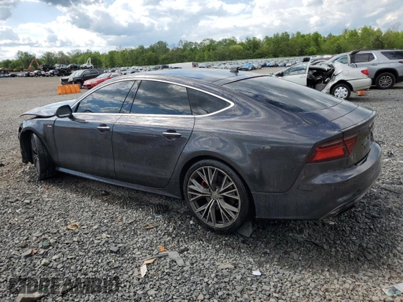 2016 Audi A7 Premium Plus with VIN WAUWGAFC3GN132225, listed as a Copart auction lot 56120595 with 160,404 mi miles and Salvage title. Bid and sale history available at DreamBid. Image 2.