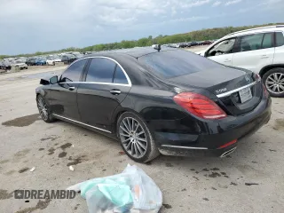 2015 Mercedes-Benz S 550 with VIN WDDUG8FBXFA079688, listed as a Copart auction lot 54261915 with 103,225 mi miles and Salvage Title. Bid and sale history available at DreamBid. Image 2.