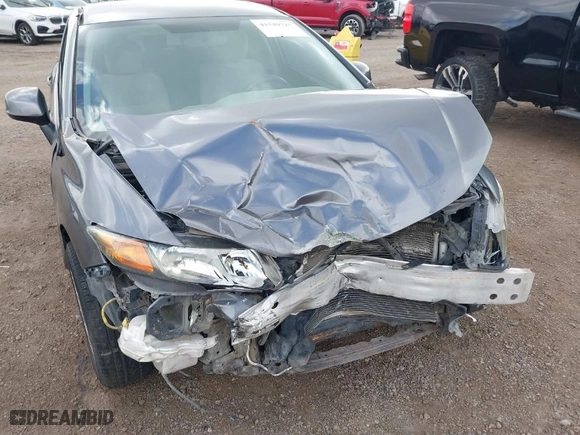 2012 Honda Civic Sdn LX with VIN 19XFB2F56CE376359, listed as a IAAI auction lot 41549725 with 1 mi miles. Bid and sale history available at carsss.com. Image 6.