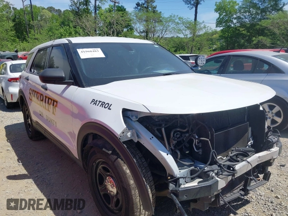 2020 Ford Police Interceptor Utility z VIN 1FM5K8AB3LGC92541, wystawiony jako IAAI lot #41968483 z przebiegiem 82 913 mil mil oraz . Historia ofert i sprzedaży dostępna na DreamBid. Obrazek 1.
