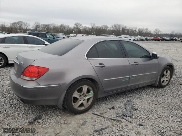 2008 Acura RL Tech Pkg with VIN JH4KB16628C002071, listed as a Copart auction lot 48543165 with NaN miles and Salvage Title. Bid and sale history available at carsss.com. Image 3.