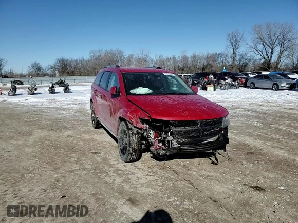 2018 Dodge Journey Crossroad with VIN 3C4PDDGG8JT533442, listed as a Copart auction lot 45895805 with 36,361 mi miles and Salvage Title. Bid and sale history available at DreamBid. Image 12.