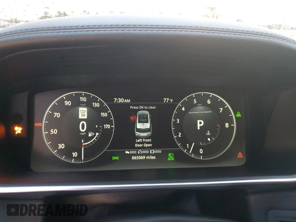 2017 Land Rover Range Rover Sport Autobiography with VIN SALWV2FE7HA156383, listed as a Copart auction lot 73878904 with 65,069 mi miles and Non Repairable. Bid and sale history available at carsss.com. Image 9.