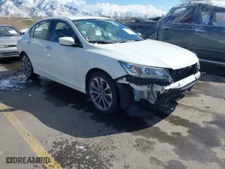 2014 Honda Accord Sedan Sport with VIN 1HGCR2F58EA073833, listed as a IAAI auction lot 41831168 with 39,744 mi miles. Bid and sale history available at carsss.com. Image 1.