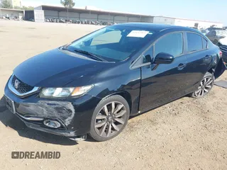 2015 Honda Civic EX-L z VIN 2HGFB2F93FH555035, wystawiony jako IAAI lot #42152303 z przebiegiem 86 775 mil mil oraz . Historia ofert i sprzedaży dostępna na DreamBid. Obrazek 2.