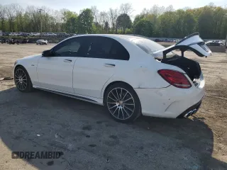 2016 Mercedes-Benz C 450 AMG z VIN 55SWF6EB9GU176626, wystawiony jako Copart lot #55214735 z przebiegiem 51 425 mil mil oraz Szkoda całkowita • Salvage title. Historia ofert i sprzedaży dostępna na DreamBid. Obrazek 2.