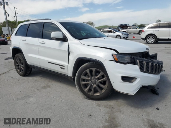 2016 Jeep Grand Cherokee Limited 75th Anniversary with VIN 1C4RJFBT8GC447215, listed as a Copart auction lot 53835115 with 69,864 mi miles and Salvage Title. Bid and sale history available at DreamBid. Image 4.
