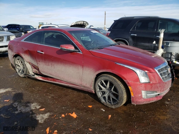 2018 Cadillac ATS Coupe Luxury AWD with VIN 1G6AF1RX3J0141819, listed as a Copart auction lot 43190214 with 58,459 mi miles and Salvage Title. Bid and sale history available at carsss.com. Image 4.