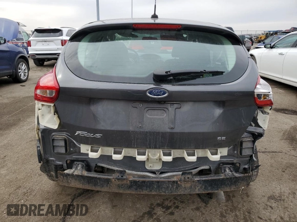 2017 Ford Focus SE with VIN 1FADP3K21HL340464, listed as a Copart auction lot 45750535 with 64,518 mi miles and Salvage Title. Bid and sale history available at carsss.com. Image 6.