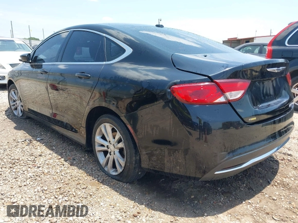 2015 Chrysler 200 Limited with VIN 1C3CCCAB1FN670341, listed as a IAAI auction lot 42217527 with 214,100 mi miles and . Bid and sale history available at DreamBid. Image 3.