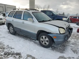 2005 Hyundai Santa Fe GLS with VIN KM8SC13D25U885124, listed as a Copart auction lot 82380954 with 139,606 mi miles and Clean Title. Bid and sale history available at carsss.com. Image 4.