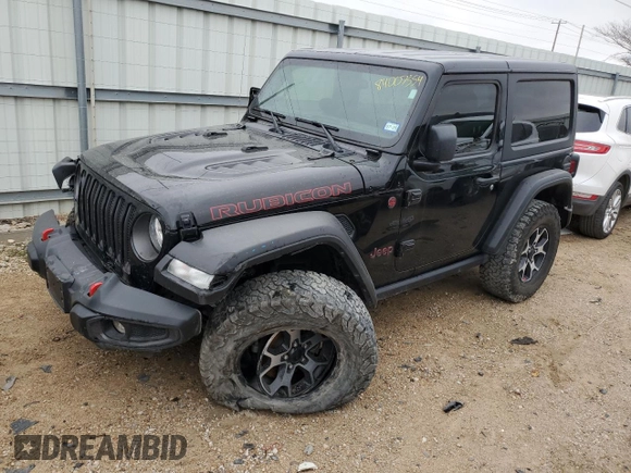 2021 Jeep Wrangler Rubicon z VIN 1C4HJXCG2MW665809, wystawiony jako Copart lot #84007354 z przebiegiem Nie podano mil oraz Szkoda całkowita • Salvage title. Historia ofert i sprzedaży dostępna na DreamBid. Obrazek 1.