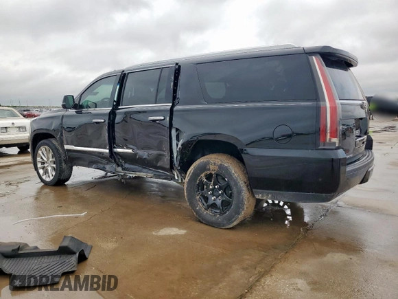 2019 Cadillac Escalade ESV Premium Luxury z VIN 1GYS3JKJXKR210075, wystawiony jako Copart lot #55861025 z przebiegiem 31 186 mil mil oraz Szkoda całkowita • Salvage title. Historia ofert i sprzedaży dostępna na DreamBid. Obrazek 2.
