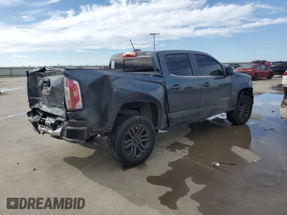 2019 GMC Canyon 2WD SLE with VIN 1GTG5CEN5K1331384, listed as a Copart auction lot 43317035 with 38,542 mi miles and Salvage Title. Bid and sale history available at carsss.com. Image 3.