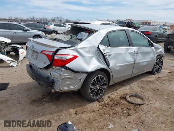 2016 Toyota Corolla L with VIN 5YFBURHE2GP465431, listed as a IAAI auction lot 41780567 with 190,566 mi miles and . Bid and sale history available at DreamBid. Image 4.