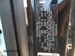 2024 Kia Forte LXS with VIN 3KPF24AD7RE824725, listed as a Copart auction lot 48891835 with 8,464 mi miles and Salvage Title. Bid and sale history available at carsss.com. Image 12.
