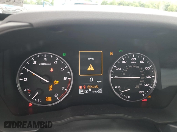 2025 Subaru Forester Premium with VIN JF2SLDDC4SH488368, listed as a Copart auction lot 59021945 with 3,770 mi miles and Salvage title. Bid and sale history available at DreamBid. Image 9.