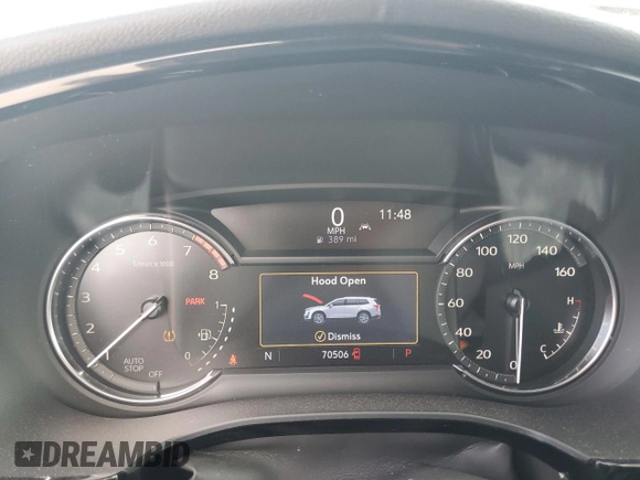 2022 Cadillac XT6 Premium Luxury with VIN 1GYKPCRS5NZ114583, listed as a Copart auction lot 46507155 with 70,506 mi miles and Salvage title. Bid and sale history available at DreamBid. Image 9.