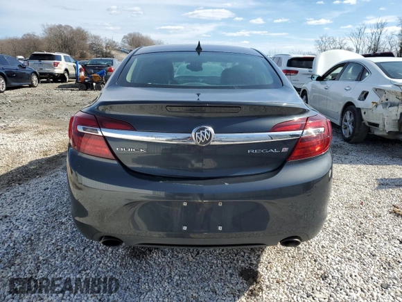 2014 Buick Regal with VIN 2G4GK5EX8E9258920, listed as a Copart auction lot 47075305 with 135,547 mi miles and Salvage Title. Bid and sale history available at carsss.com. Image 6.