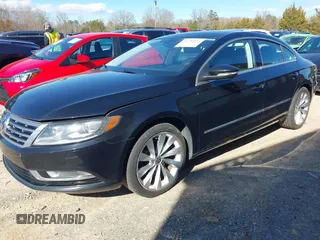2013 Volkswagen CC VR6 Lux with VIN WVWHU7AN1DE500803, listed as a IAAI auction lot 41740233 with 225,202 mi miles. Bid and sale history available at carsss.com. Image 2.