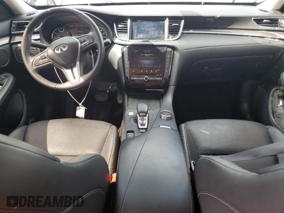 2022 Infiniti QX50 LUXE with VIN 3PCAJ5BA3NF117553, listed as a Copart auction lot 45706895 with 51,329 mi miles and Non Repairable. Bid and sale history available at carsss.com. Image 8.