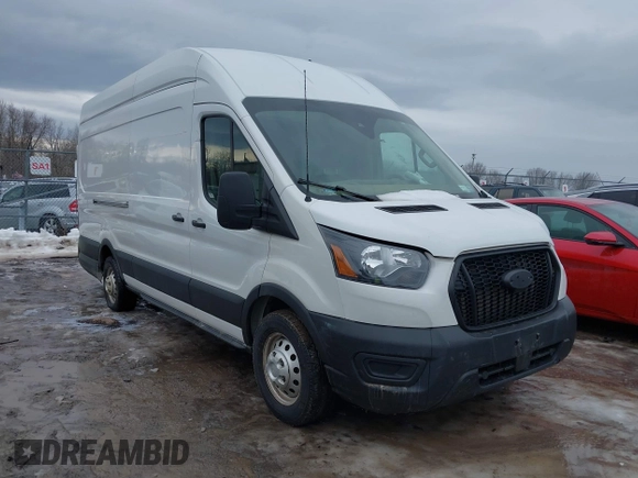 2023 Ford Transit Cargo with VIN 1FTBR3U80PKA40125, listed as a IAAI auction lot 41709473 with 83,626 mi miles and . Bid and sale history available at DreamBid. Image 1.