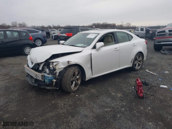 2010 Lexus IS 250 with VIN JTHBF5C20A5120725, listed as a IAAI auction lot 41466243 with 221,532 mi miles. Bid and sale history available at carsss.com. Image 17.