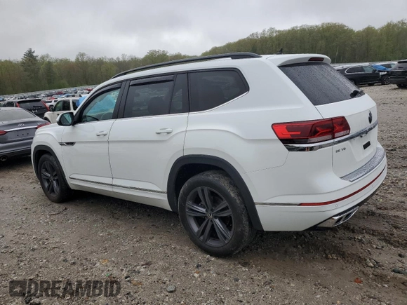 2021 Volkswagen Atlas SE with VIN 1V2RR2CA3MC609521, listed as a Copart auction lot 55945695 with 38,874 mi miles and Salvage title. Bid and sale history available at DreamBid. Image 2.