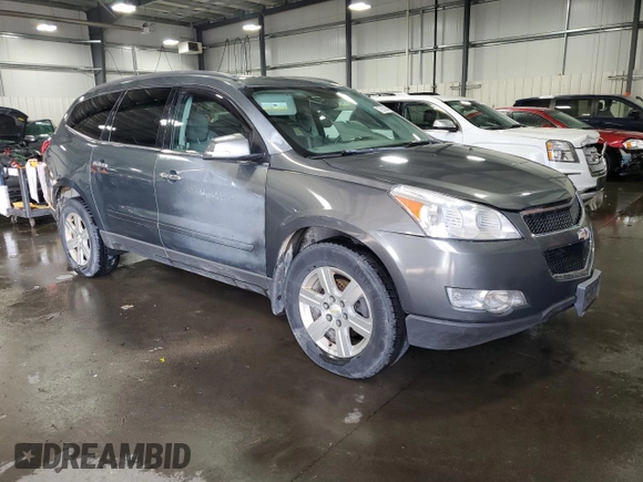 2011 Chevrolet Traverse 1LT with VIN 1GNKVGED3BJ189603, listed as a Copart auction lot 77557424 with 156,357 mi miles and Salvage Title. Bid and sale history available at DreamBid. Image 4.