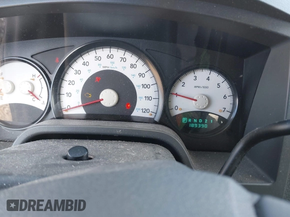 2005 Dodge Dakota ST with VIN 1D7HE22K85S329397, listed as a IAAI auction lot 41597979 with 189,390 mi miles and . Bid and sale history available at DreamBid. Image 7.