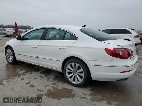 2012 Volkswagen CC Sport with VIN WVWMN7AN4CE515998, listed as a Copart auction lot 44262105 with 105,639 mi miles and Salvage Title. Bid and sale history available at carsss.com. Image 2.