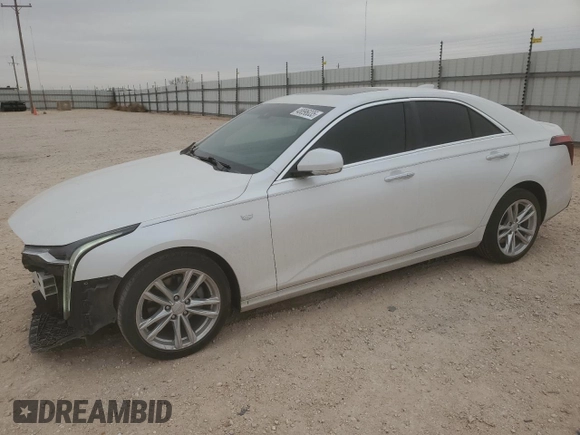2021 Cadillac CT4 Luxury z VIN 1G6DK5RK3M0113026, wystawiony jako Copart lot #48896035 z przebiegiem 31 083 mil mil oraz Szkody całkowita. Historia ofert i sprzedaży dostępna na DreamBid. Obrazek 1.