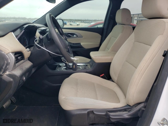 2023 Chevrolet Traverse LS with VIN 1GNERFKW4PJ169045, listed as a Copart auction lot 44637315 with 34,035 mi miles and Salvage Title. Bid and sale history available at carsss.com. Image 7.