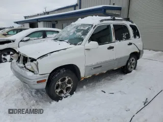 2001 Chevrolet Tracker LT z VIN 2CNBJ634616914894, wystawiony jako Copart lot #88279965 z przebiegiem 160 302 mil mil oraz Czysty tytuł • Clean title. Historia ofert i sprzedaży dostępna na DreamBid. Obrazek 1.