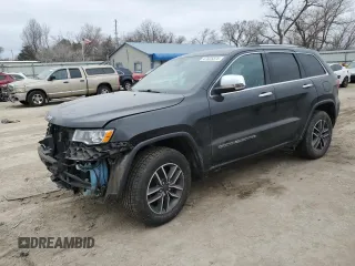 2019 Jeep Grand Cherokee Limited with VIN 1C4RJFBG6KC553318, listed as a Copart auction lot 47525375 with 146,843 mi miles and Salvage title. Bid and sale history available at DreamBid. Image 1.