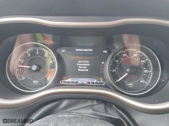2014 Jeep Cherokee Limited with VIN 1C4PJMDS9EW308609, listed as a IAAI auction lot 41706124 with 84,005 mi miles. Bid and sale history available at carsss.com. Image 7.