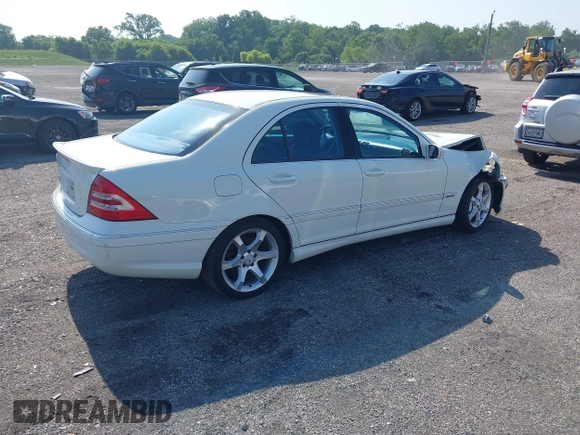 2007 Mercedes-Benz C 230 Sport with VIN WDBRF52H57A932428, listed as a IAAI auction lot 42546347 with 153,505 mi miles and . Bid and sale history available at DreamBid. Image 4.