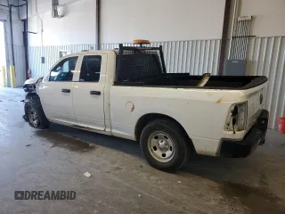 2021 Ram 1500 Tradesman with VIN 1C6RR6FG3MS563615, listed as a Copart auction lot 47179585 with 57,348 mi miles and Salvage title. Bid and sale history available at DreamBid. Image 2.